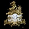Antique Italian Neoclassical Style Mantle Clock