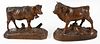Two Small Black Forest Animal Carvings