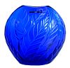 Lalique Crystal Cobalt 'Filicaria' Bud Vase
