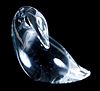 Steuben Glass Goose Preening by Lloyd Atkins