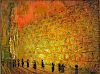 Nahum Arbel, Israeli (1928-2010) Oil on Canvas, The Kotel / Wailing Wall