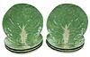 Set of Eight Dodie Thayer Lettuce Plates