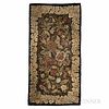 Floral Hooked Hearth Rug
