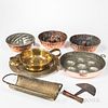 Eight Pieces of Metal Kitchenware