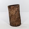 Carved Tree Trunk Barrel