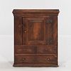 Small Cherry Wall Cupboard with Drawers