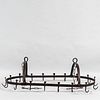 Wrought Iron Crown-form Hanging Drying Rack