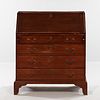 Red-stained Birch Slant-lid Desk