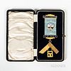 Masonic Gold Pendant with Fitted Case