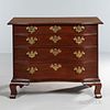 Chippendale Mahogany Reverse Serpentine Chest of Drawers