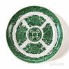 Green Fitzhugh Export Porcelain Plate