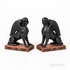 Pair of Wedgwood Egyptian Sphinxes