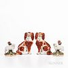 Four Staffordshire Pottery Figures