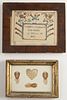 Heart in Hand Cutouts plus Birth Certificate