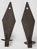 Pair of Early Tin Sconces