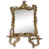 Gilt Bronze Mirrored Wall Sconce