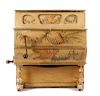Faventia Mini Barrel Piano, Floral & Bird Motif