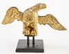 Cast Iron Eagle with Gold Gilt