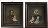 Pair Family Portraits Circa 1835