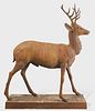 Life Size Cast Iron Standing Deer
