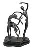 OSHRA MICHAN Abstract Bronze Sculpture 