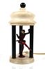 ART DECO Pixie Dancer Alabaster Lamp
