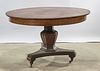 Antique Oval Pedestal Table
