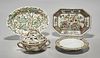 Group of Four Chinese Enameled Porcelains