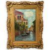 A. Reyna (1859-1937) Venetian Oil Painting
