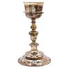 CHALICE MEXICO, 19TH CENTURY Silver gilt Smooth design with composite shaft Conservation and structural details 540 g