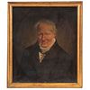 RETRATO DE ALEXANDER VON HUMBOLDT EUROPE, 19TH CENTURY Oil on canvas 26.7 x 22.8" (68 x 58 cm)