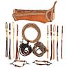 LOT OF CHARRO ACCESORIES MEXICO, 20TH CENTURY