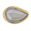 H. Stern DVF 18k Gold Crystal Love Harmony Laughter Ring 