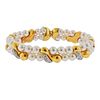 18k Gold Diamond Pearl Bracelet 