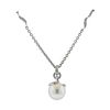 Mikimoto Classics 18k Gold 8.9mm Pearl Diamond Pendant Necklace