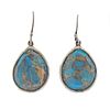 Ippolita Rock Candy Silver Turquoise Matrix Crystal Earrings