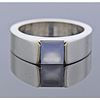 Cartier Tank 18k  Gold Moonstone Band Ring Size 50
