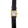 A Vintage Cartier Tank Watch 18K Gold Plated