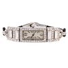A Ladies' Art Deco Diamond Wrist Watch in 18K