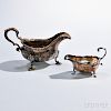 Two George III Sterling Silver Sauceboats