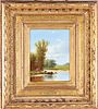 American Oil on Board Signed Cropsey