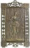 Continental Bronze Wall Hanging, Serving Maiden