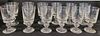 Set of (12) Steuben Glass Goblets