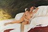 Female Nude, Signed, Oil on Canvas