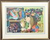 Color Lithograph, Signed
