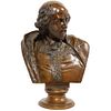 German Bronze Bust of William Shakespeare by Aktien-Gesellschaft Gladenbeck