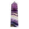 A fluorite obelisk Of simple broadening square section with pyramidal top, the whole with good horiz
