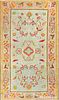 ANTIQUE TURKISH OUSHAK RUG. 5 ft 3 in x 3 ft 2 in (1.6 m x 0.97 m)
