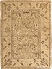 ANTIQUE SMALL SIZE EARTH TONE INDIAN AMRITSAR RUG 7 ft x 5 ft (2.13 m x 1.52 m)