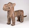 African Bronze Figure of a Dog